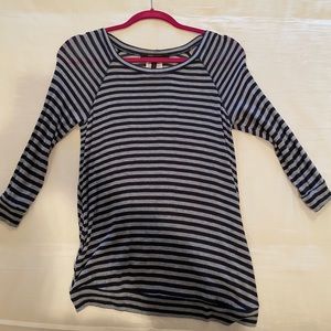 BCBG maxazria striped shirt